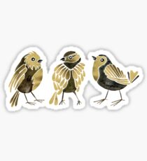 24-Karat Goldfinches Sticker