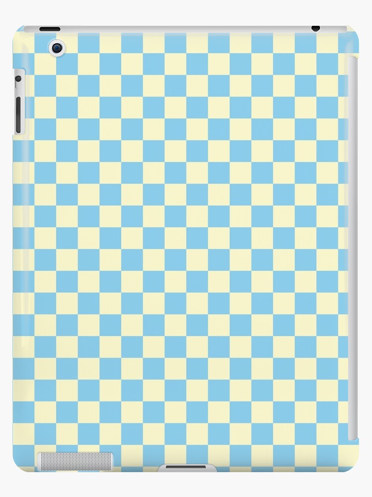 baby blue checkered