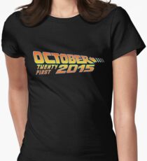 Back to the Future October 21, 2015 30 year anniversary Women's Fitted T-Shirt