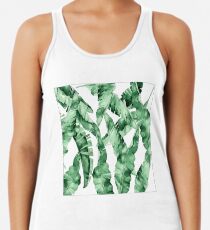 Banana Leaves Racerback Tank Top