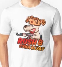 Ansturm B Cyka Blyat (CS: GO) Slim Fit T-Shirt
