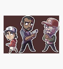 Walking Deads Sticker Sheet Photographic Print