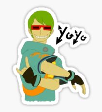Yo-Yo Flat Sticker