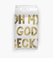 Oh mein Gott Becky - Gold Bettbezug