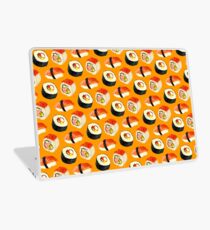 Sushi Pattern - Orange Laptop Skin