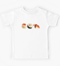 Sushi-Muster - Orange Kinder T-Shirt