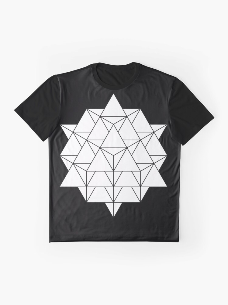 Alternate view of 64 Tetrahedron Graphic T-Shirt