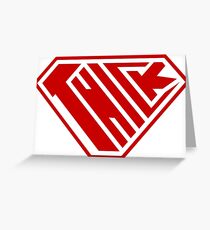 Thick SuperEmpowered (Red) Greeting Card