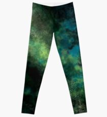 Legging Blue Green Galaxy