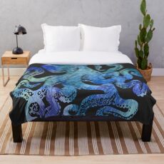 Manta Pulpo de acuarela
