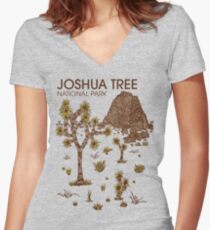 Joshua Tree National Park Fitted V-Neck T-Shirt