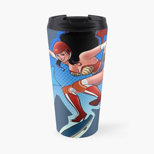 Wonderful Skateboard Pinup! Travel Mug