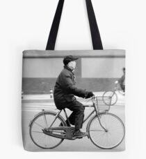 In bicycle in Beijing. Tote Bag