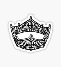 Miss America Crown Logo Sticker