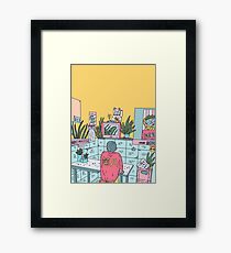 Neon Asia Framed Print
