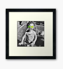 Swim Goggles Framed Print
