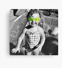 Swim Goggles Canvas Print
