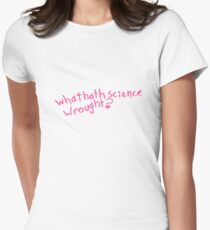 Gravity Falls: What Hath Science Wrought? Women's Fitted T-Shirt