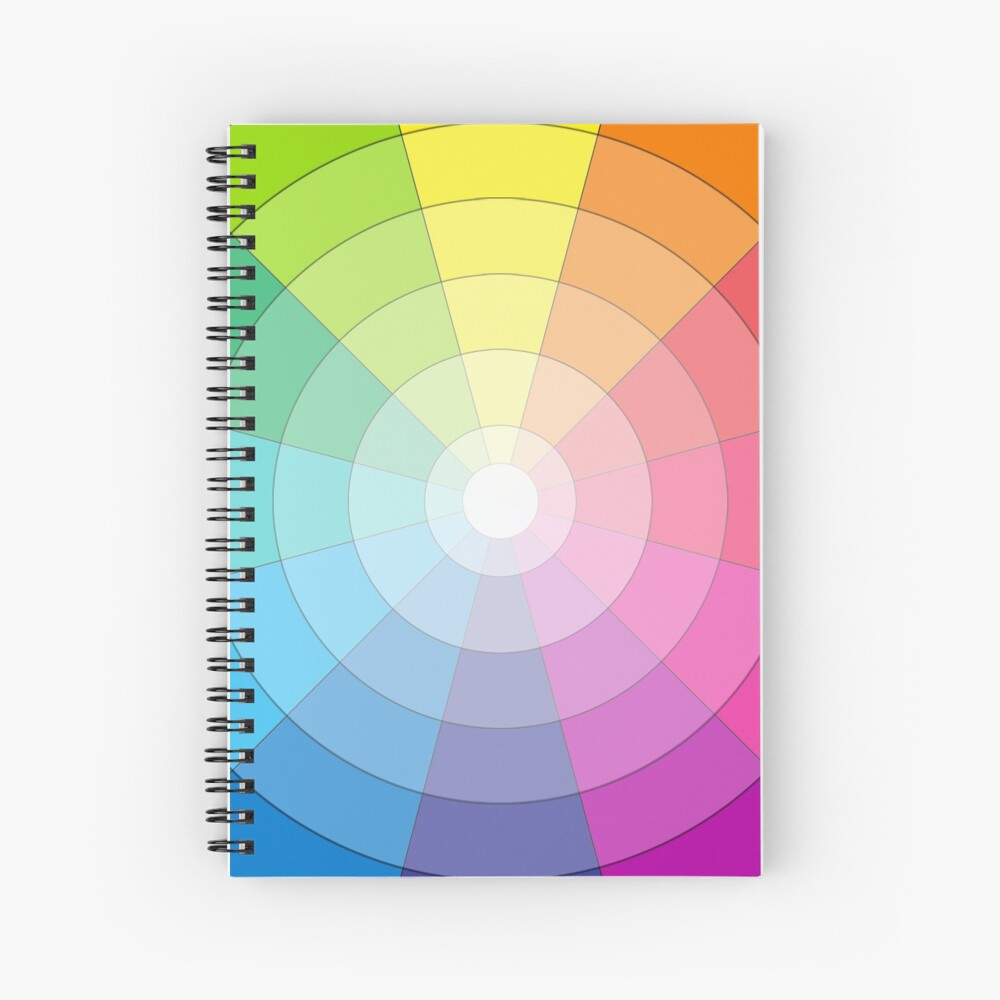 Cahier à spirale « Cercle chromatique universel»