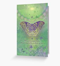 The more joy we have Greeting Card