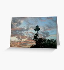 High palms Greeting Card