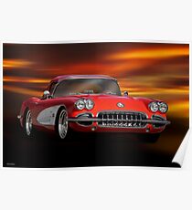 1959 Chevrolet Corvette Poster