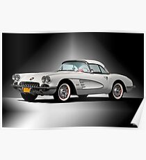 Chevrolet Corvette 'Studio One' von 1959 Poster