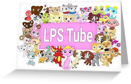 Lps Tube Mascot Group Greeting Card By Alicelps Redbubble - puppylover863 roblox