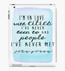 john green iPad Case/Skin