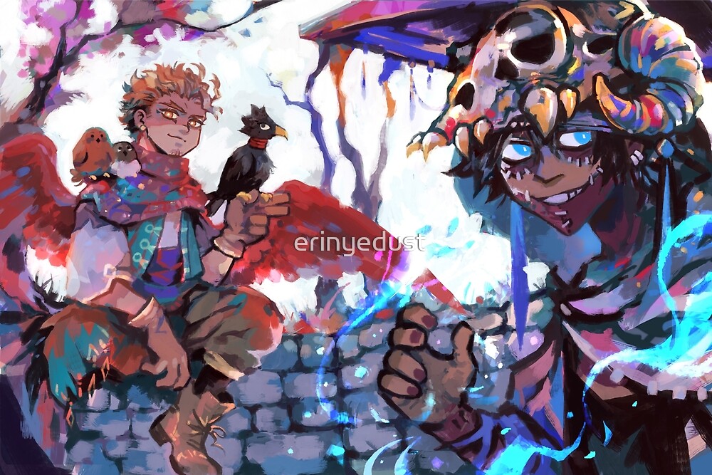 "Hawks and Dabi (dnd style)" by erinyedust | Redbubble