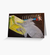 The story is in the eyes Greeting Card