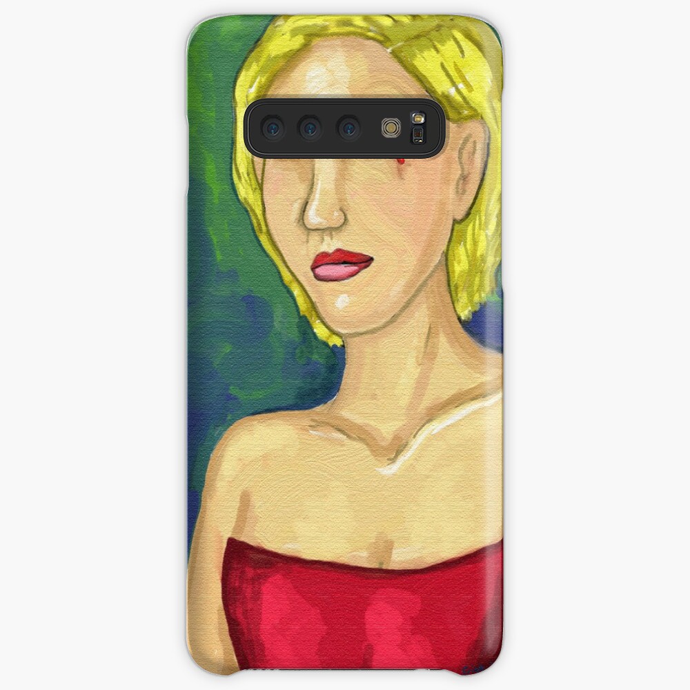 Red Tear Case & Skin for Samsung Galaxy