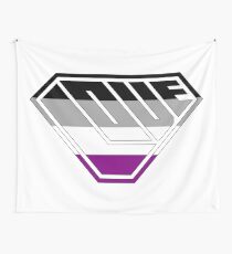Love SuperEmpowered (Black, Grey, White & Purple) Wall Tapestry