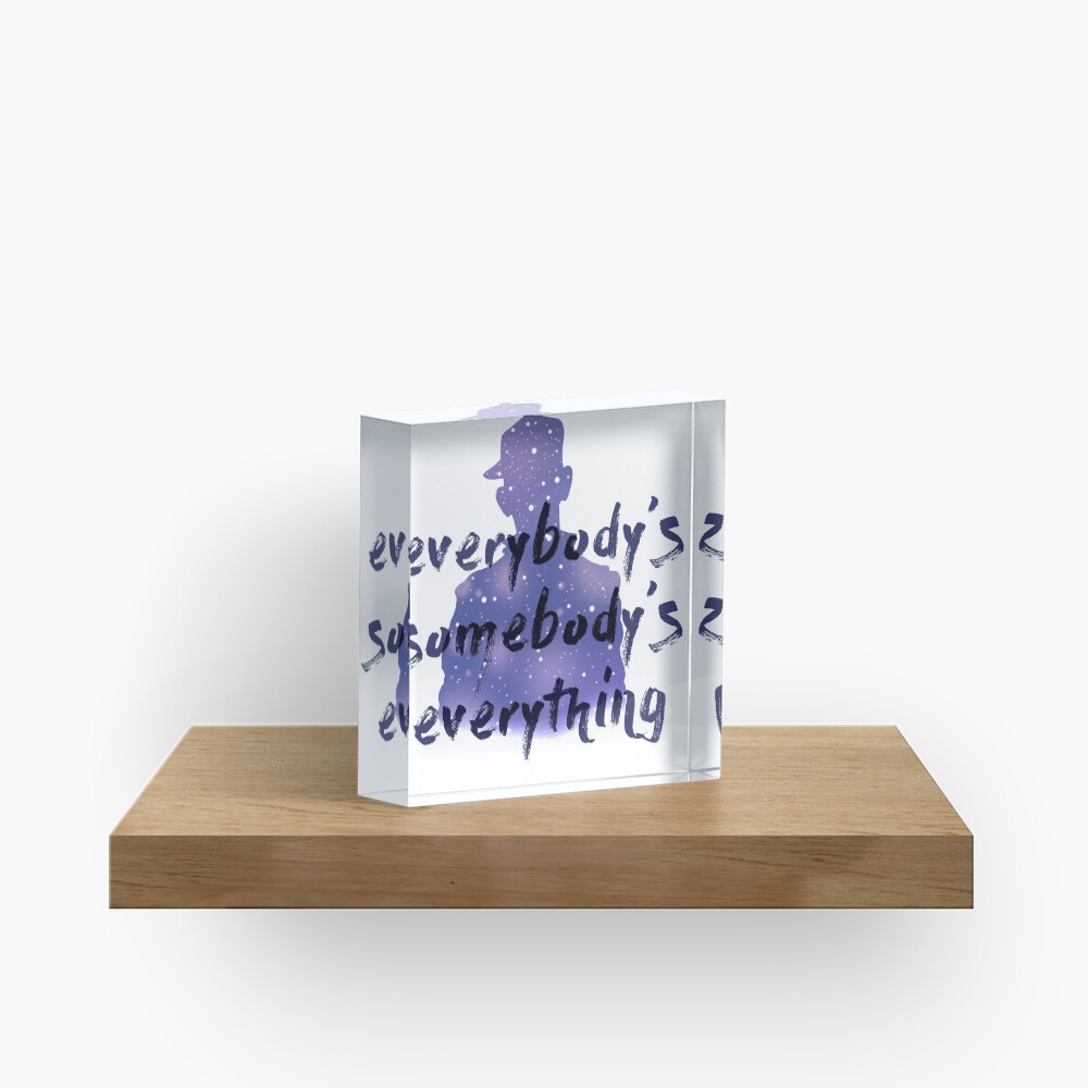 "Everybody's Something" Chance the Rapper Lyric Acrylic Block