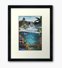 Above & Below Framed Print