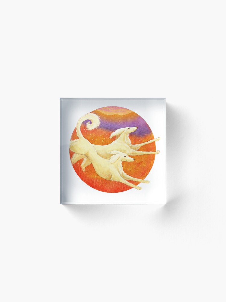 Alternate view of Summer Romp Acrylic Block