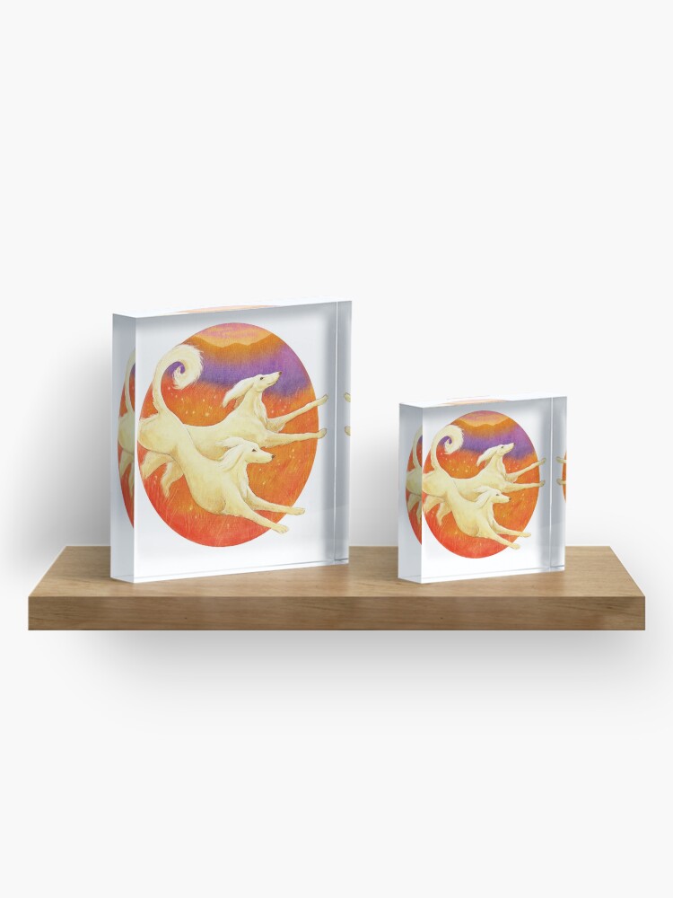 Alternate view of Summer Romp Acrylic Block