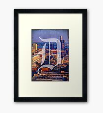 Detroit 1 More Time Framed Print