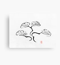 Simple Bonsai Sumi Canvas Print
