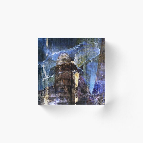 Midnight in Marseille Acrylic Block