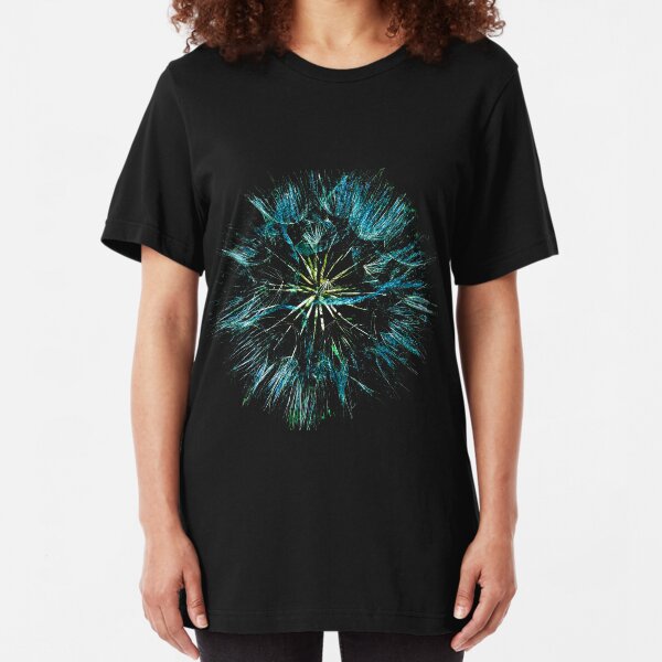 Dandelion clock 2 Slim Fit T-Shirt