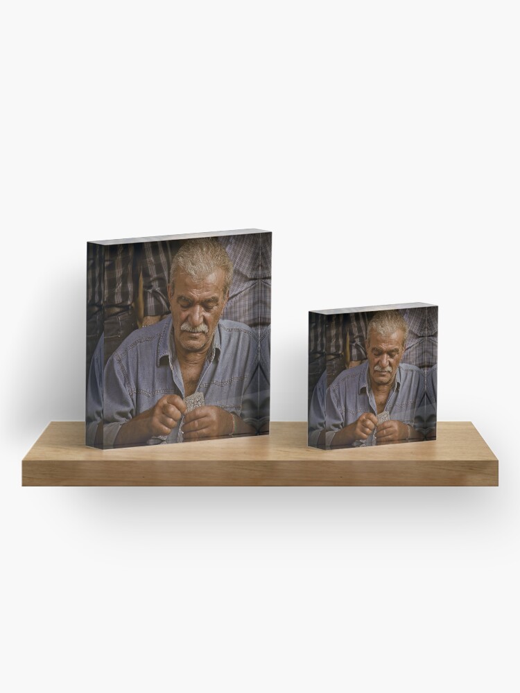 Alternate view of Una briscola fra amici Acrylic Block