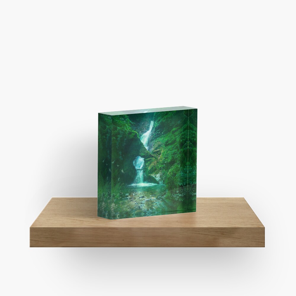 St.Nectan's Glen - Mystic Waters Acrylic Block