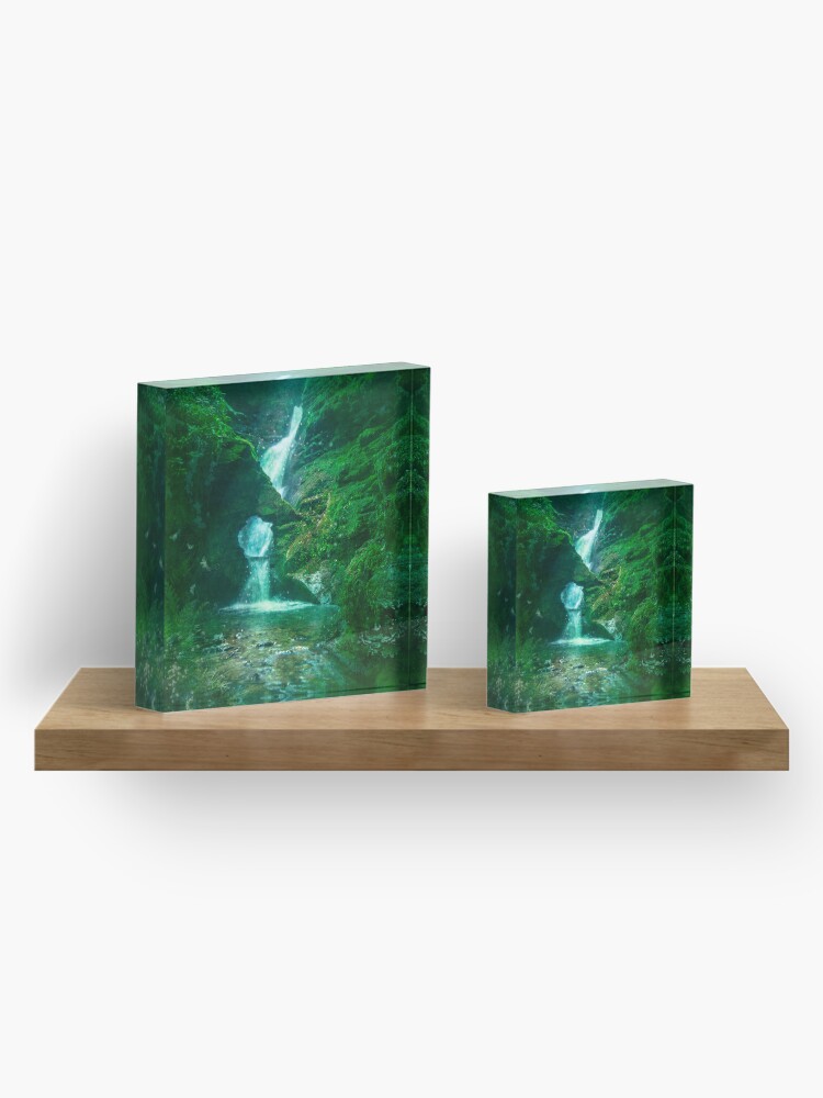 Alternate view of St.Nectan's Glen - Mystic Waters Acrylic Block