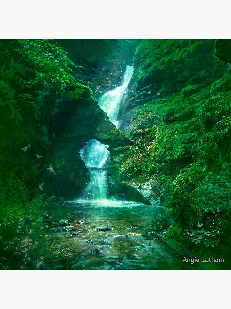 St.Nectan's Glen - Mystic Waters by AngelaBarnett