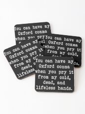 Posavasos Mi Oxford Comma