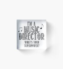 Music Director Acrylic Block