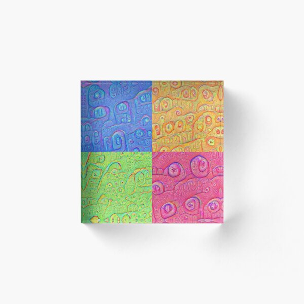 Deep Dreaming of a Color World 3K Acrylic Block