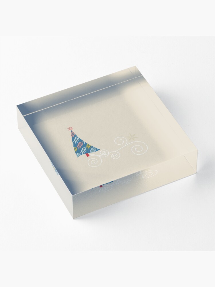 Alternate view of Happy Holidays! Acrylic Block