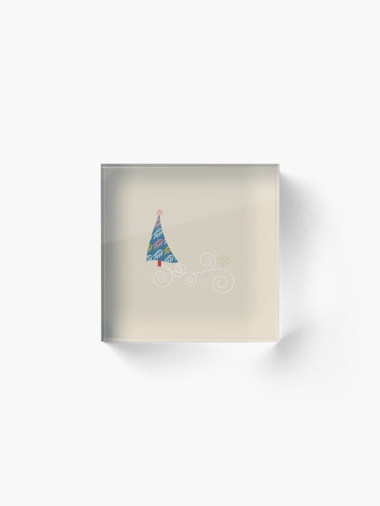 Alternate view of Happy Holidays! Acrylic Block